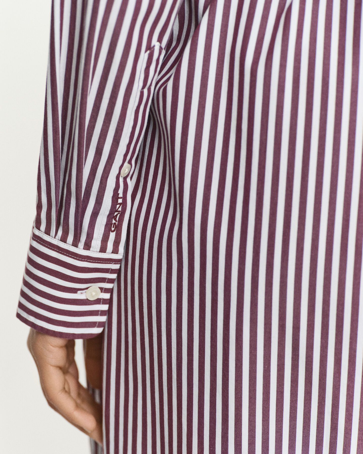 Classic poplin hemdjurk met ceintuur