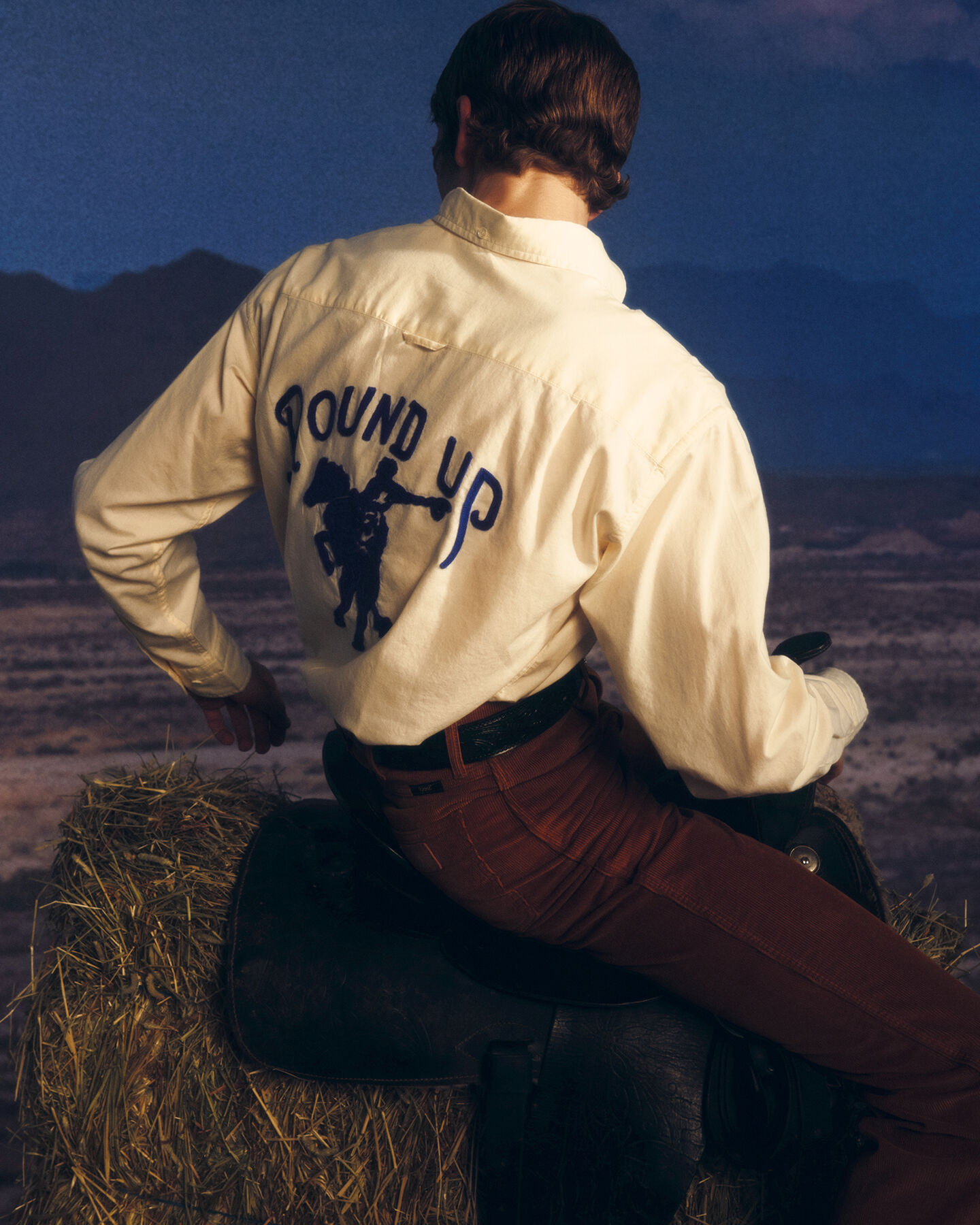 Wrangler x GANT Relaxed Fit Oxford-hemd met borduurwerk