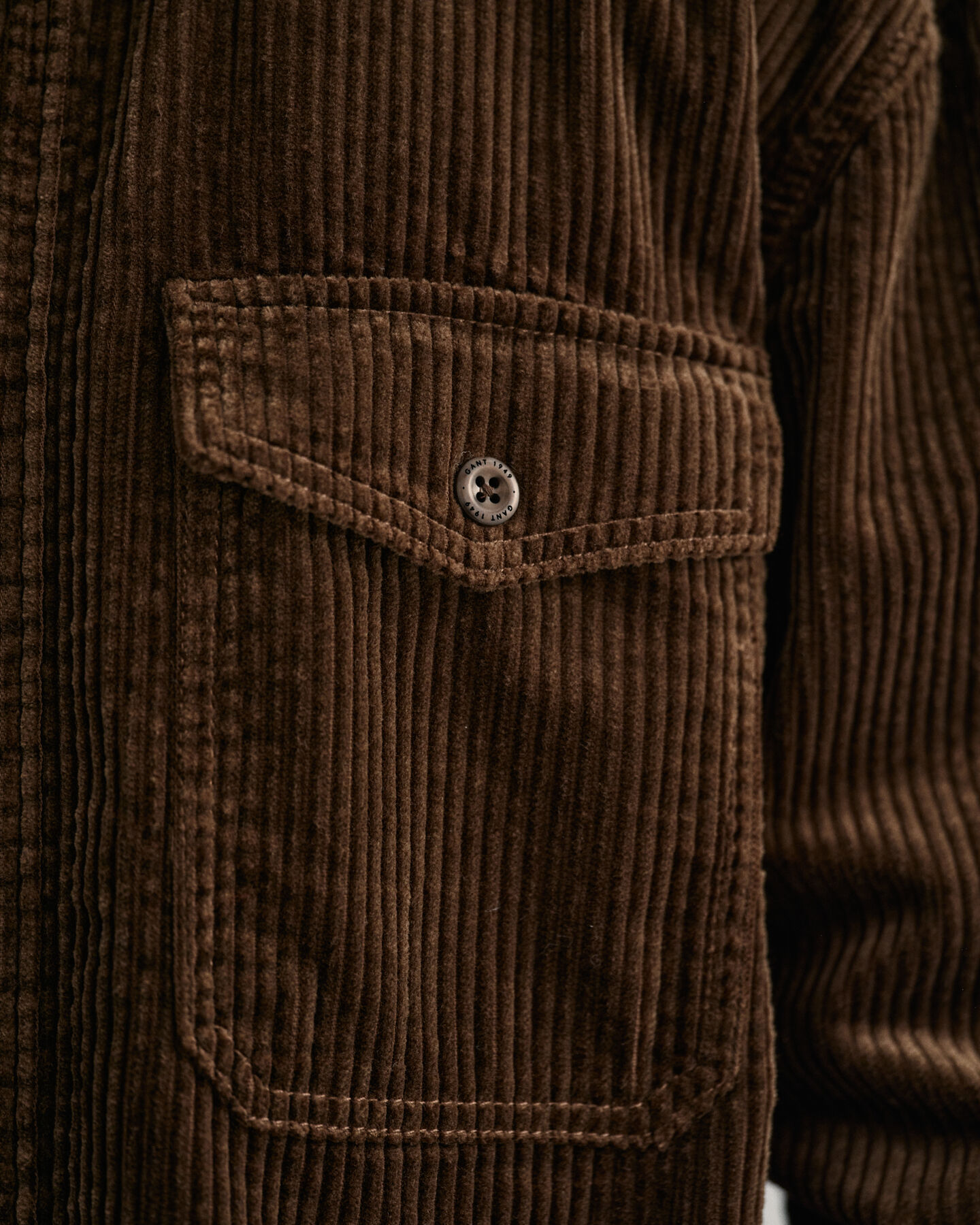 Surchemise en velours côtelé