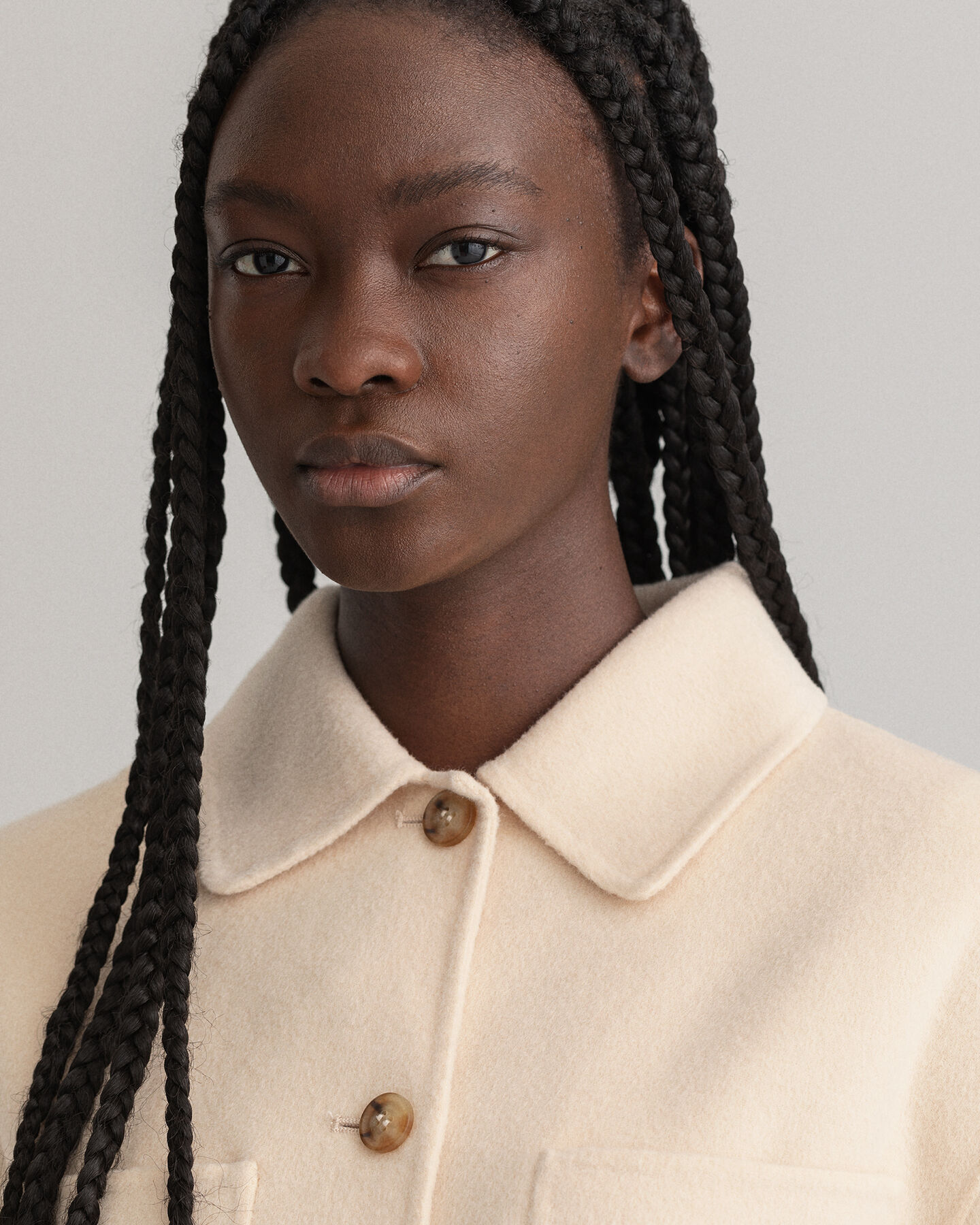 Met de hand gestikt hemdjack