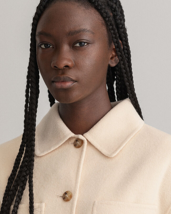 Met de hand gestikt hemdjack