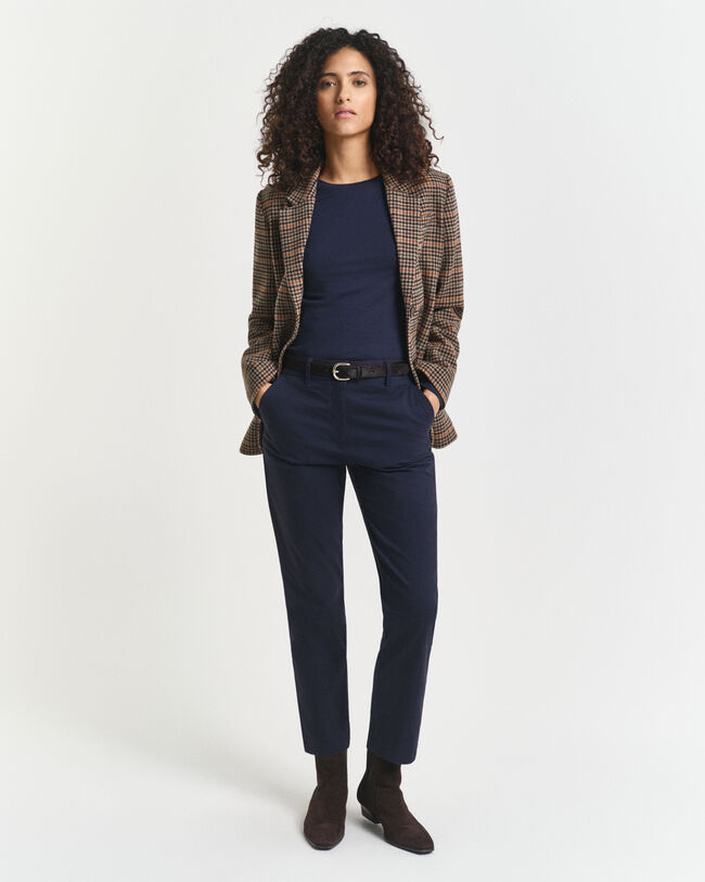 T-shirt met lange mouwen van licht katoen