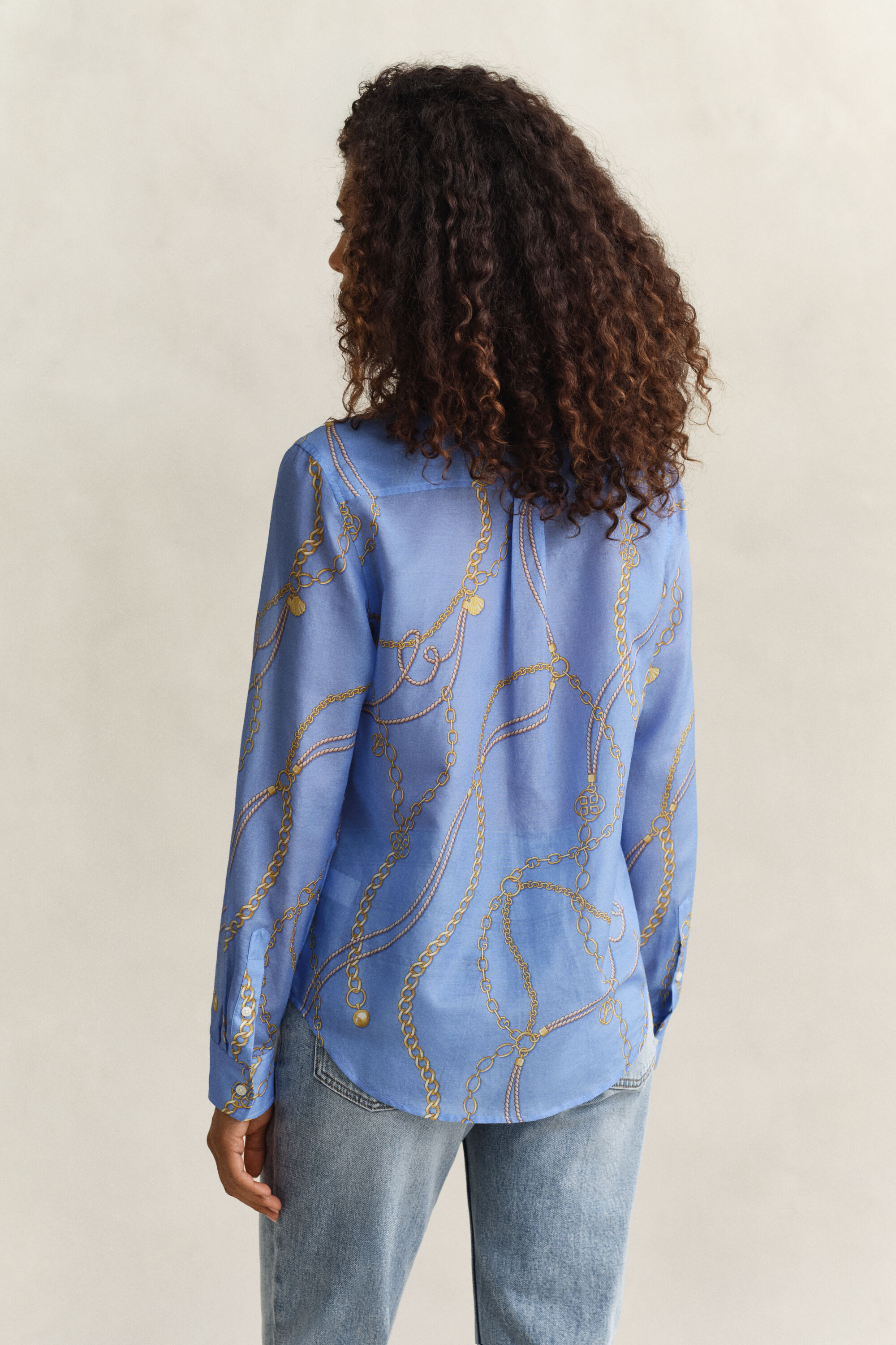 Chemise en coton et soie