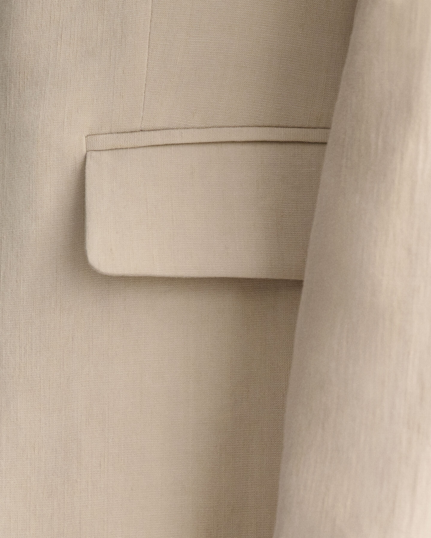 Veste blazer en lin stretch regular fit