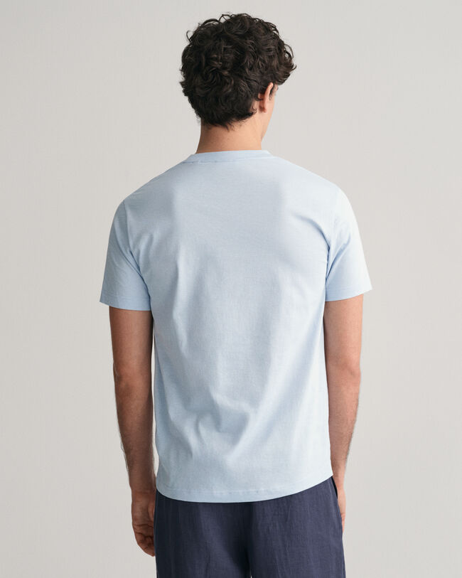 Contrast T-shirt met klein GANT-logo