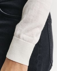 Trui met V-hals van extra zachte merinoswol