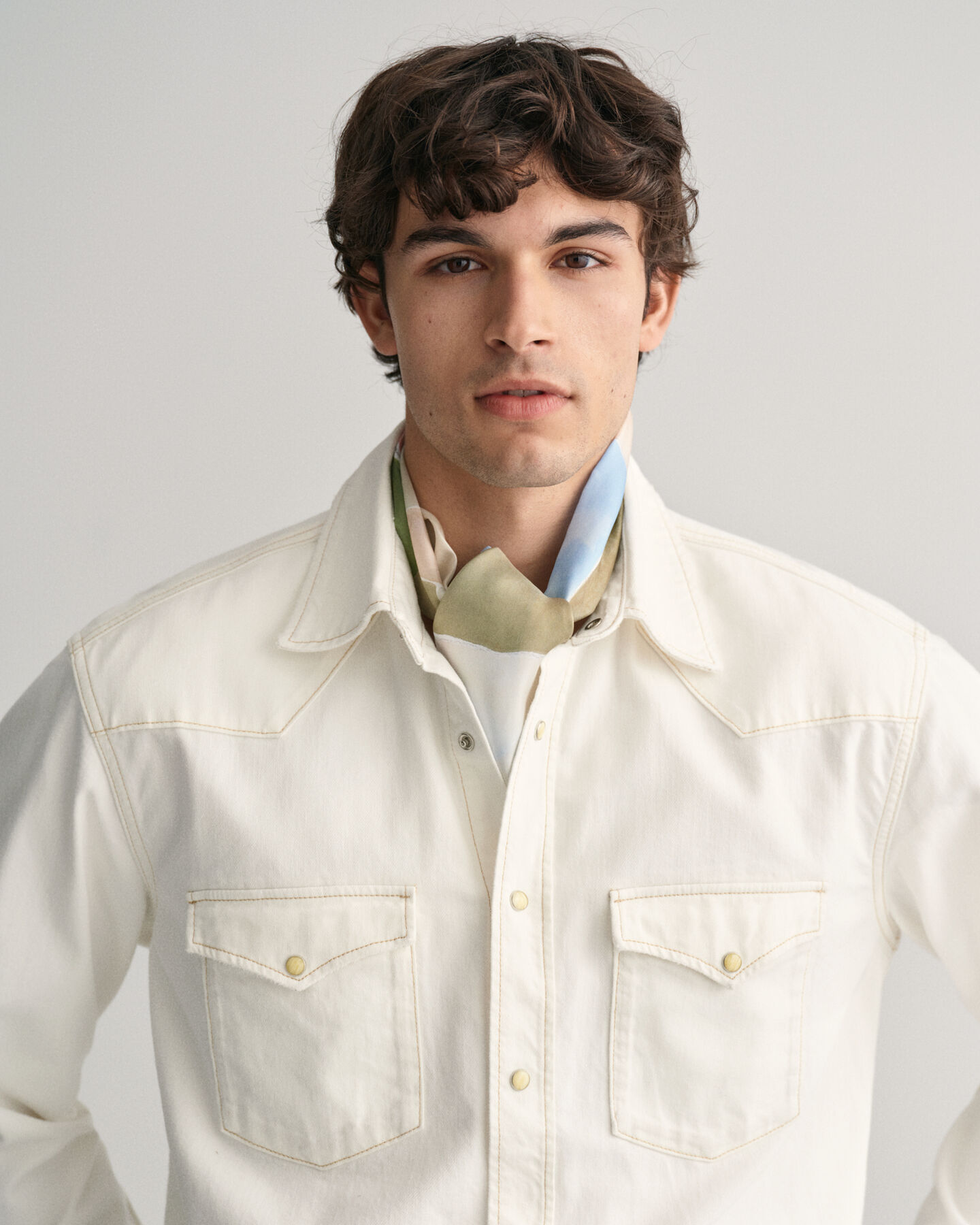 Art Print lange zijden sjaal