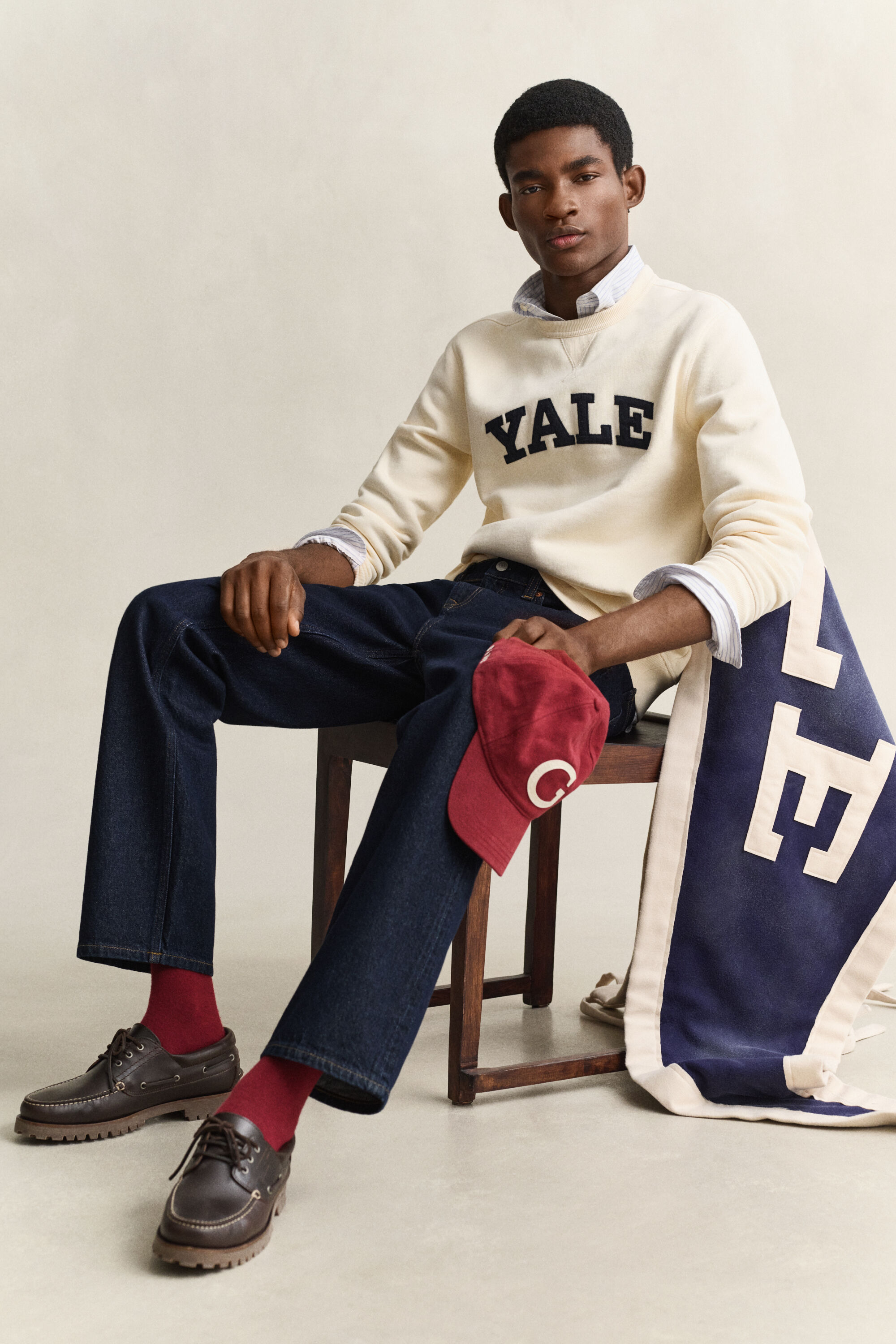 Sweat-shirt col rond Gant x Yale