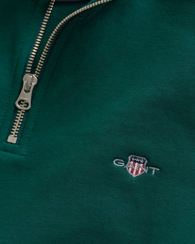 Shield sweatshirt met korte rits