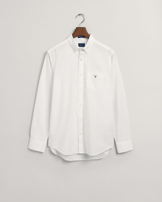 Regular Fit hemd van poplin