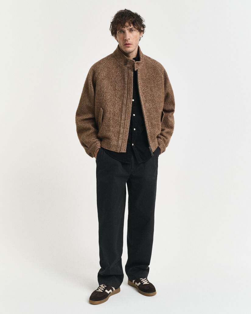 Chemise coupe regular en velours côtelé de coton