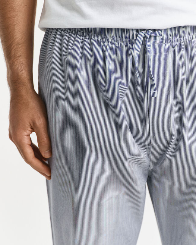 Pantalon de pyjama en popeline à rayures