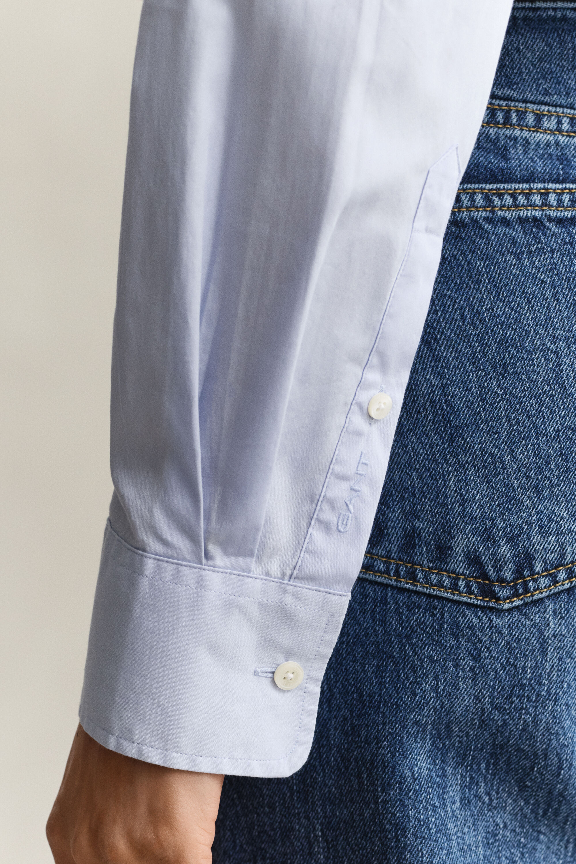 Relaxed Fit Classic overhemd van poplin