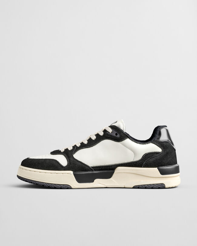 Brookpal sneakers van su&egrave;de en leer