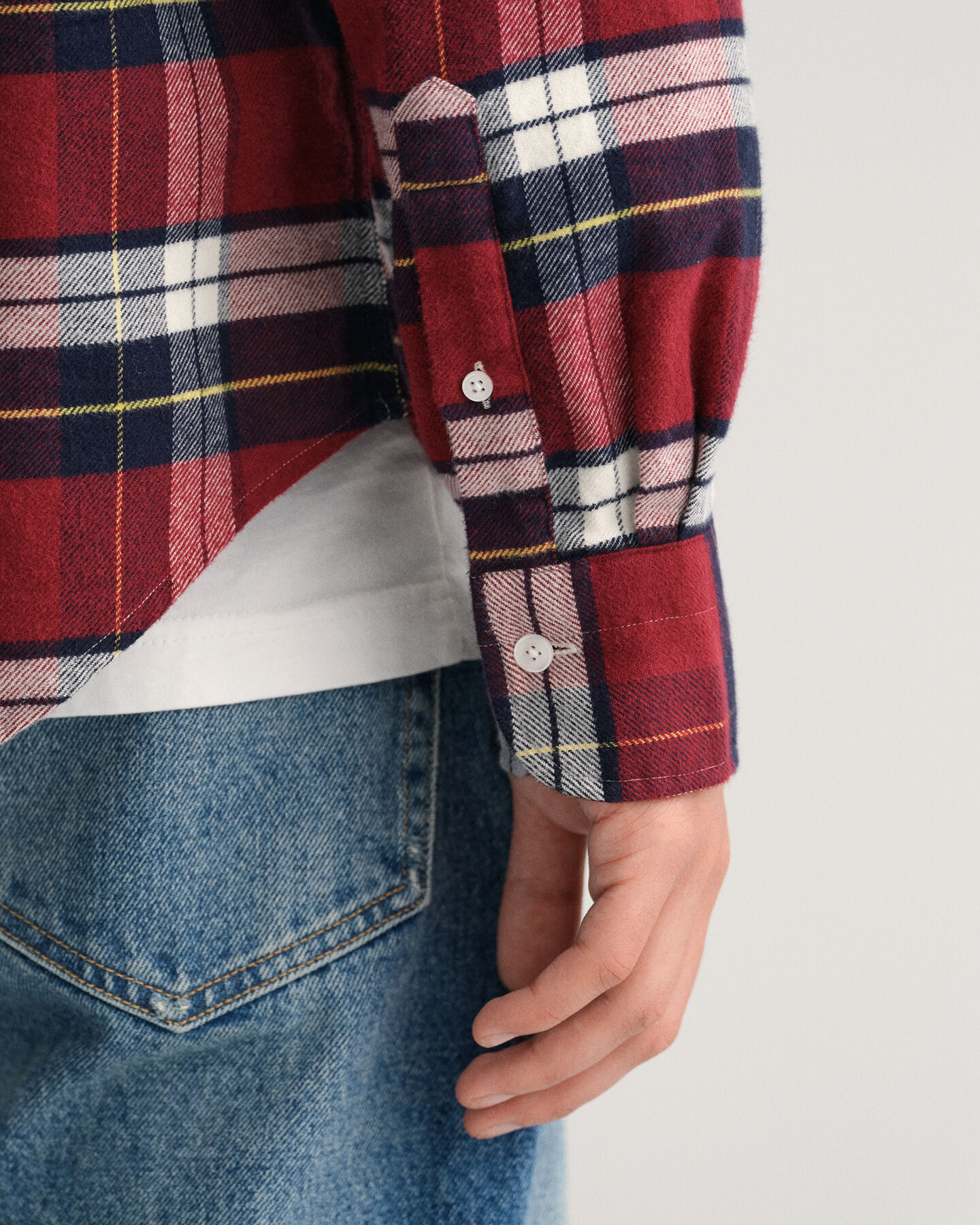 Regular Fit flanellen geruit hemd