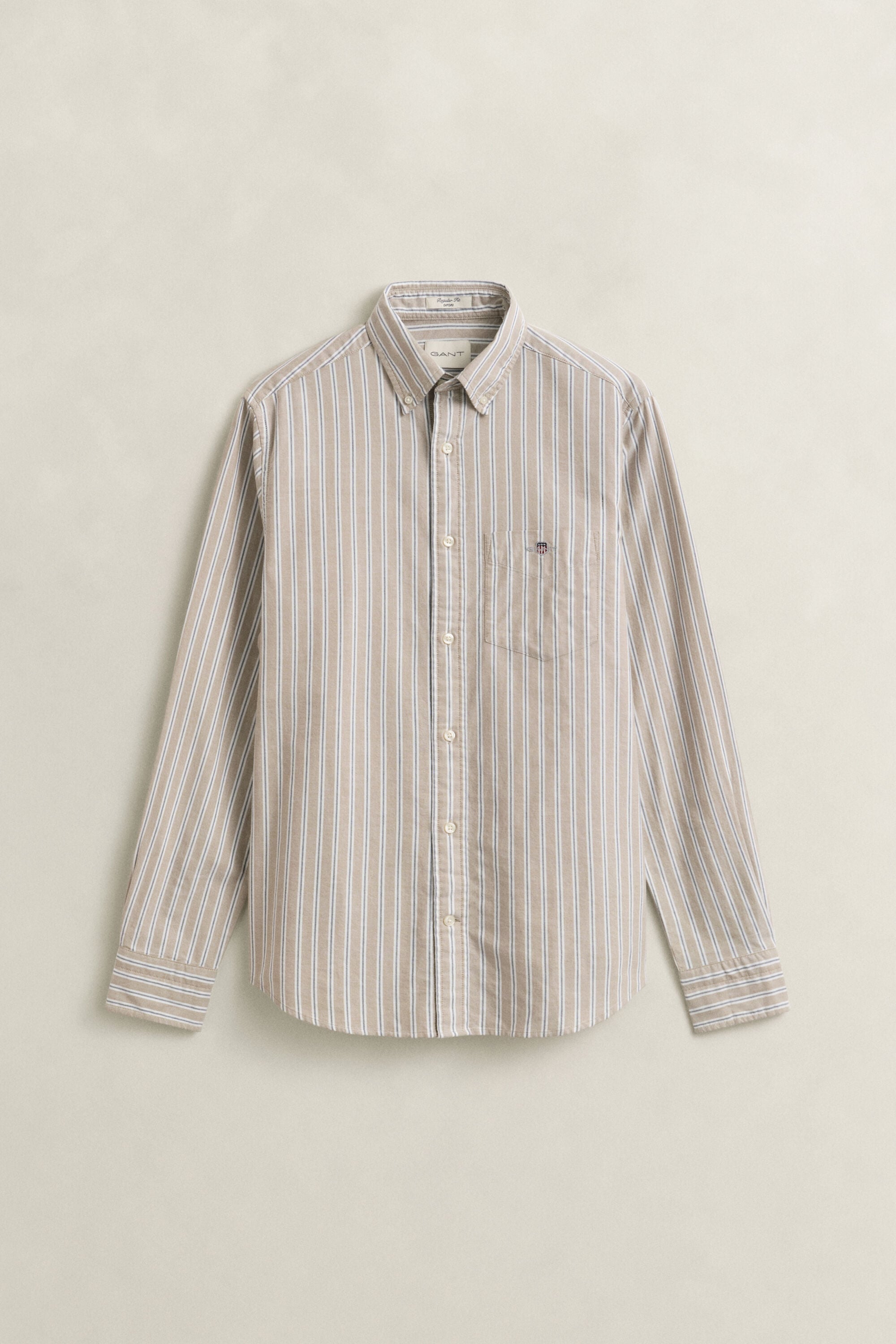 Chemise en coton Oxford classique à rayures