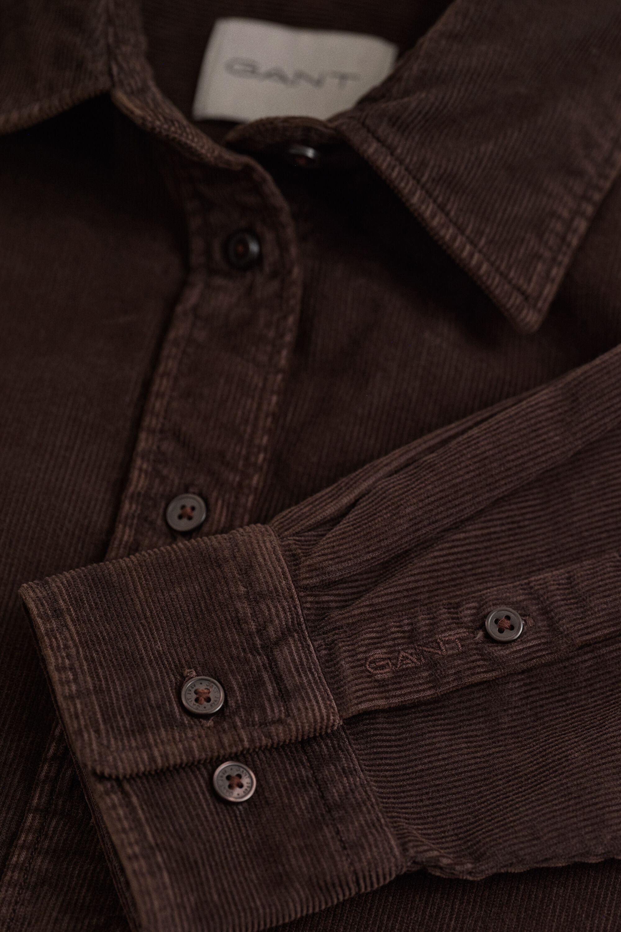 Regular corduroy hemd