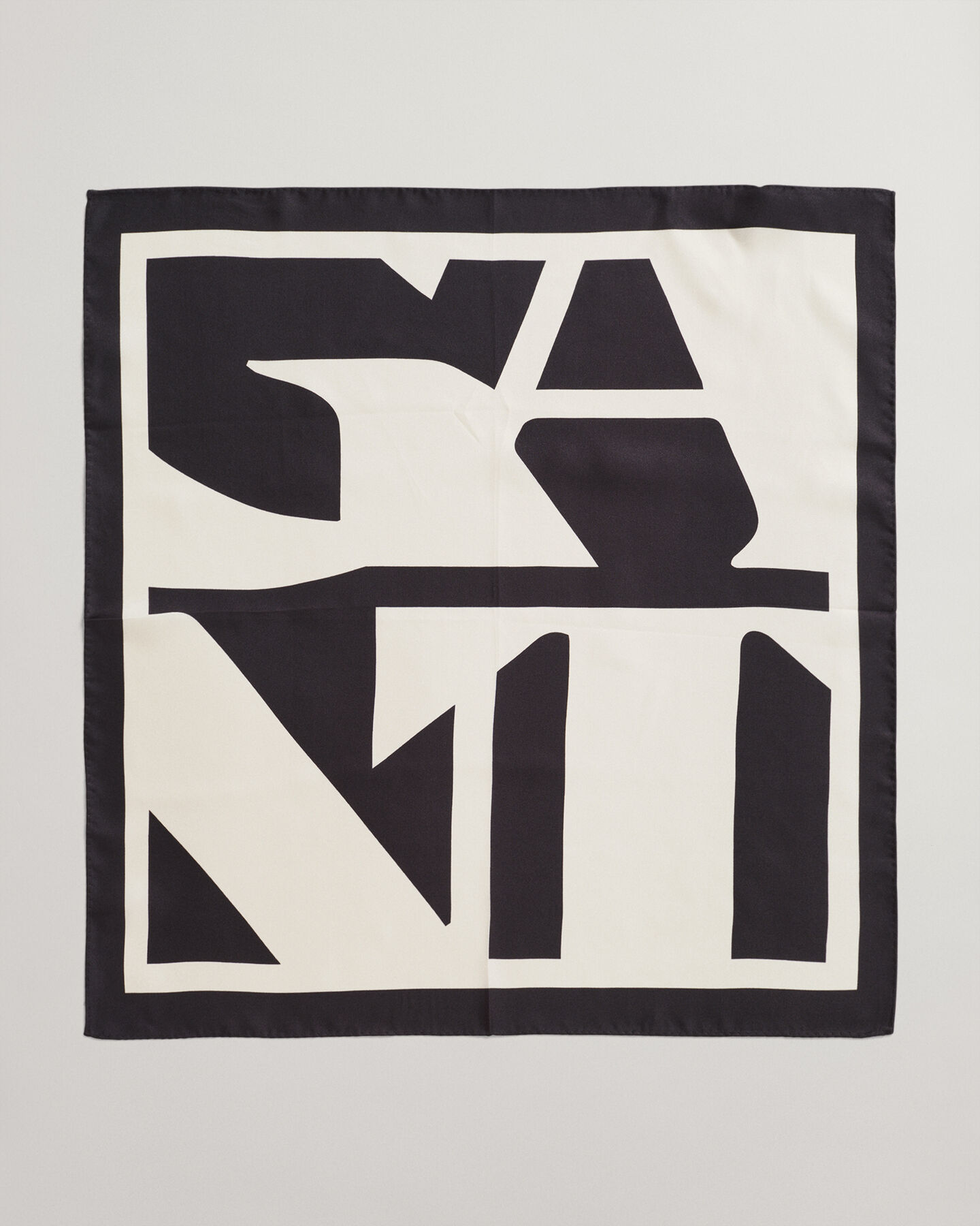 Foulard en soie Quadrat Logo
