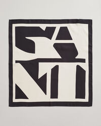 Foulard en soie Quadrat Logo
