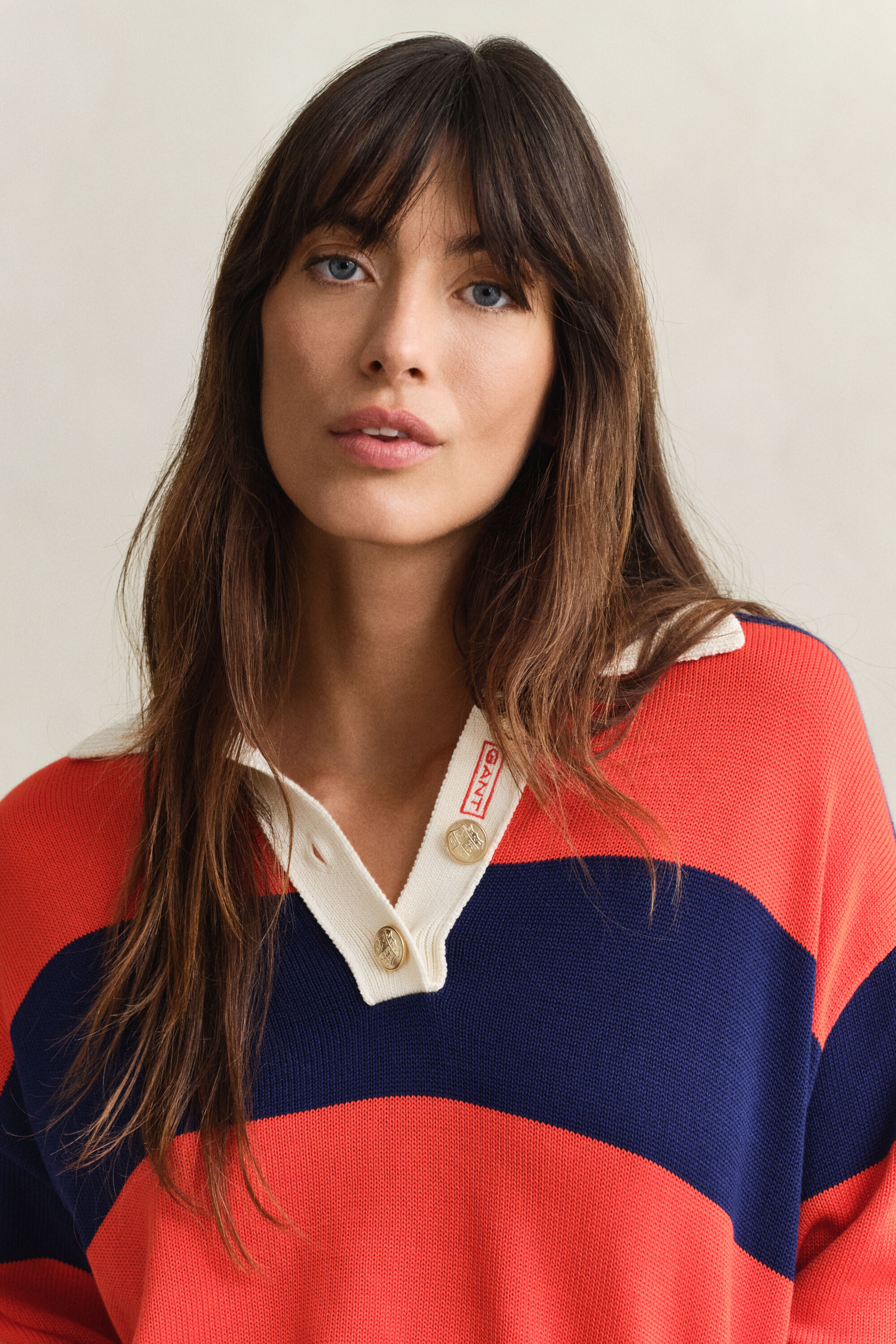 Rugger en coton à rayures