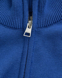 Cardigan zippé en coton décontracté