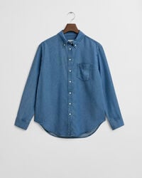 Chemise coupe décontractée Indigo