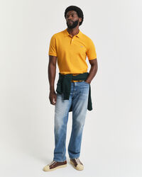 Regular Fit Shield piqué poloshirt