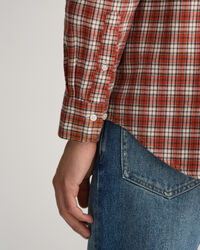 Regular Fit flanellen geruit hemd