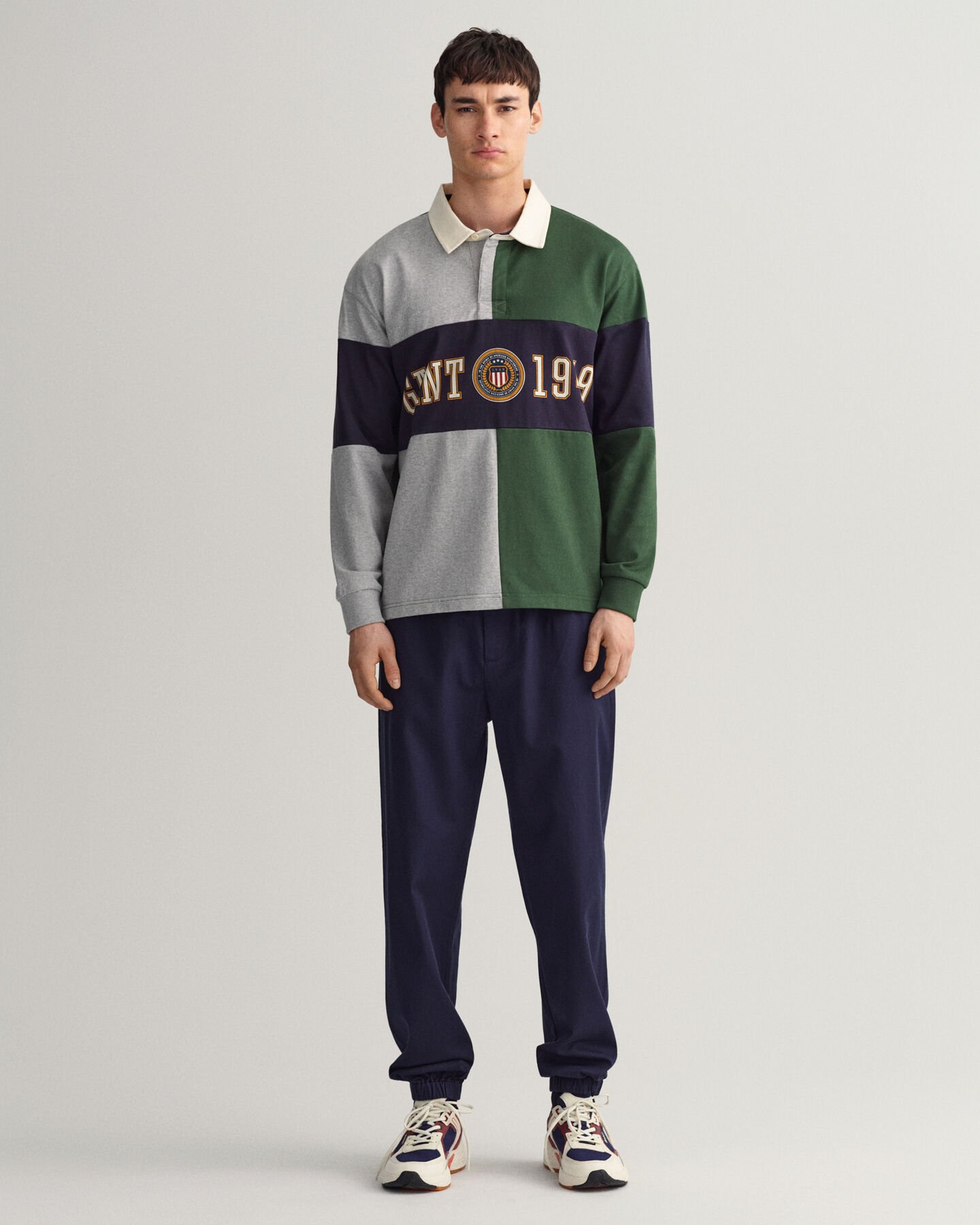 Pantalon chino style jogging