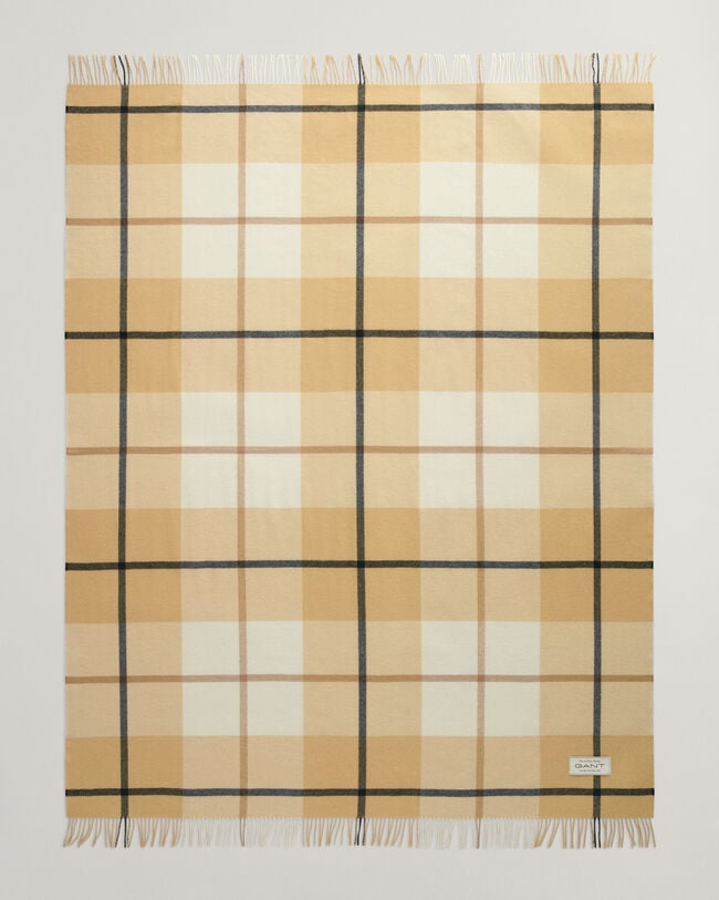 Jeté de lit en laine mérinos extra-fine