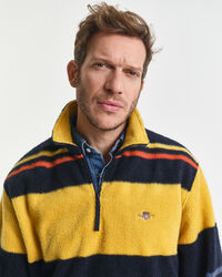 Sweat-shirt en polaire à rayures