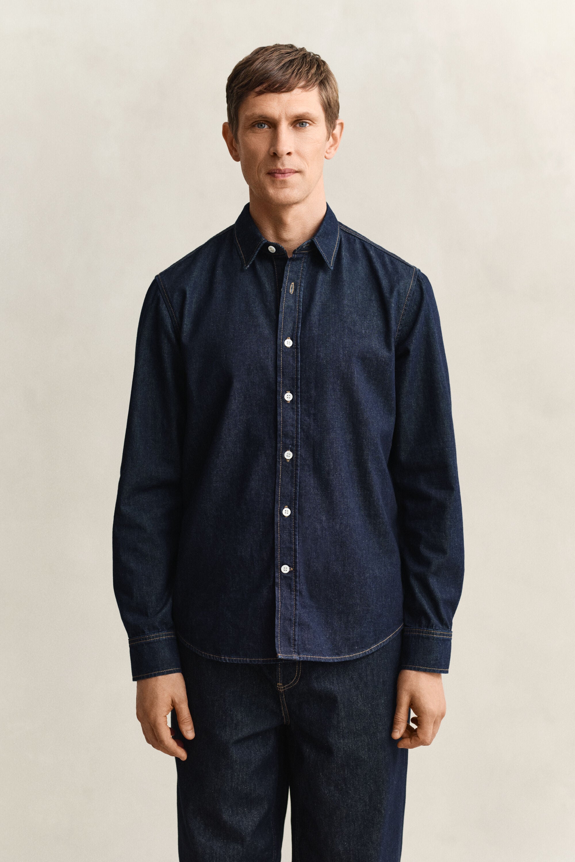 Denim overhemd