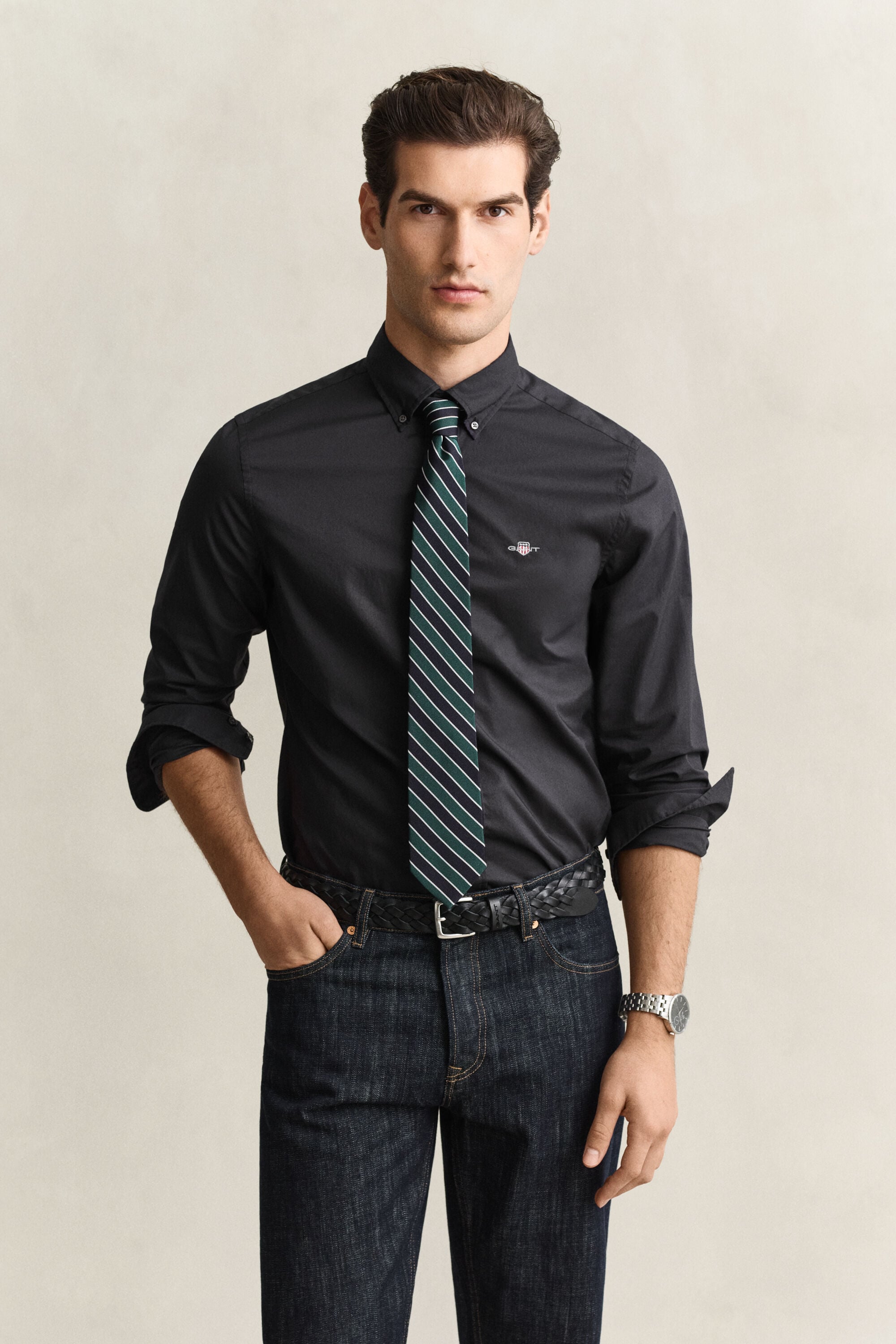 Classic Slim poplin hemd