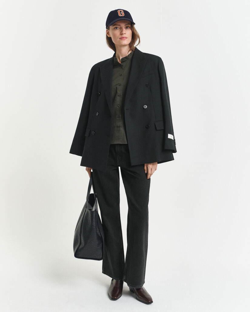 Chemisier en satin de coton