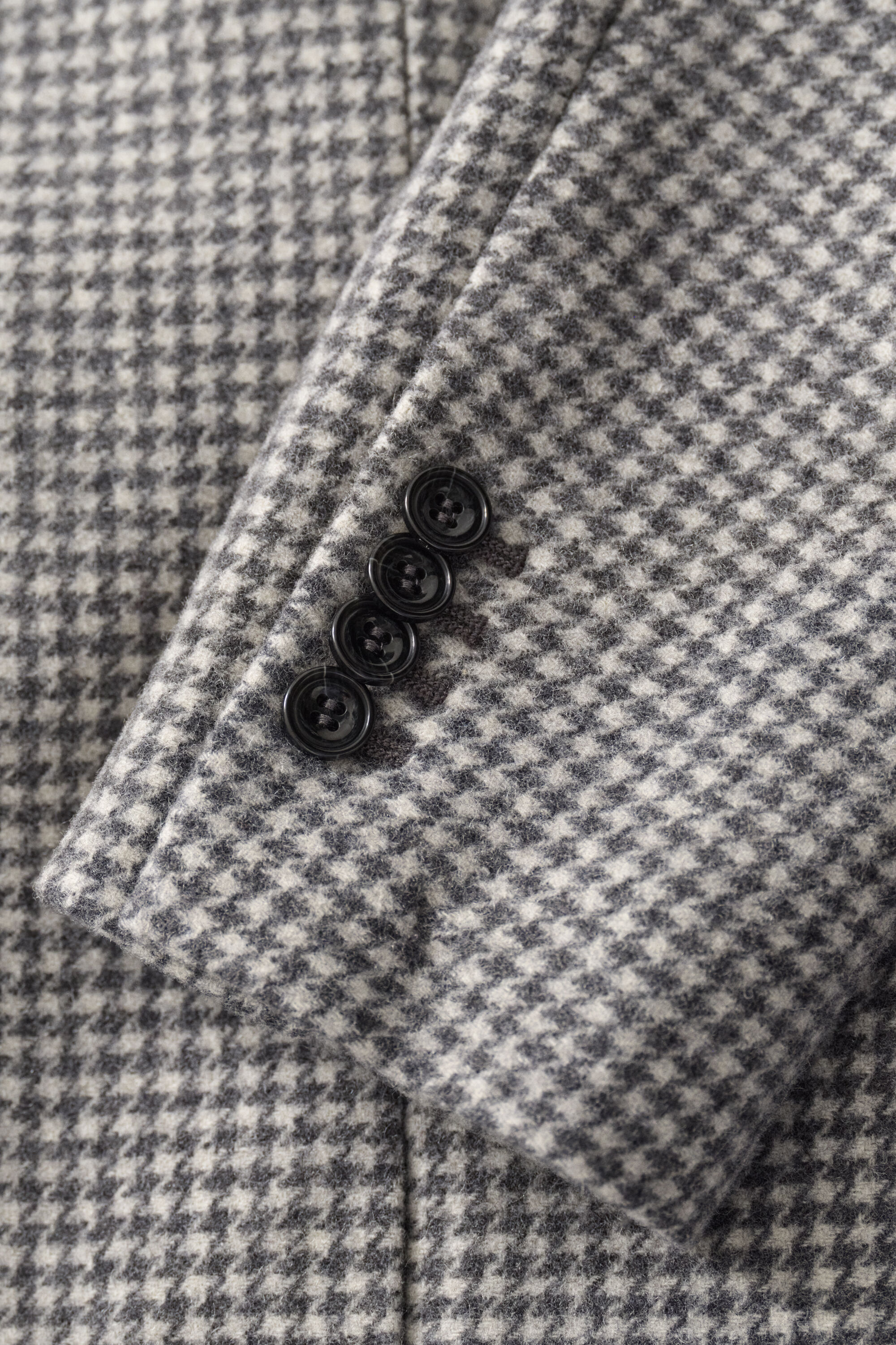 Veste blazer à motif pied-de-poule