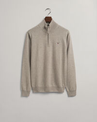 Trui met korte rits van buitengewoon zachte lamswol