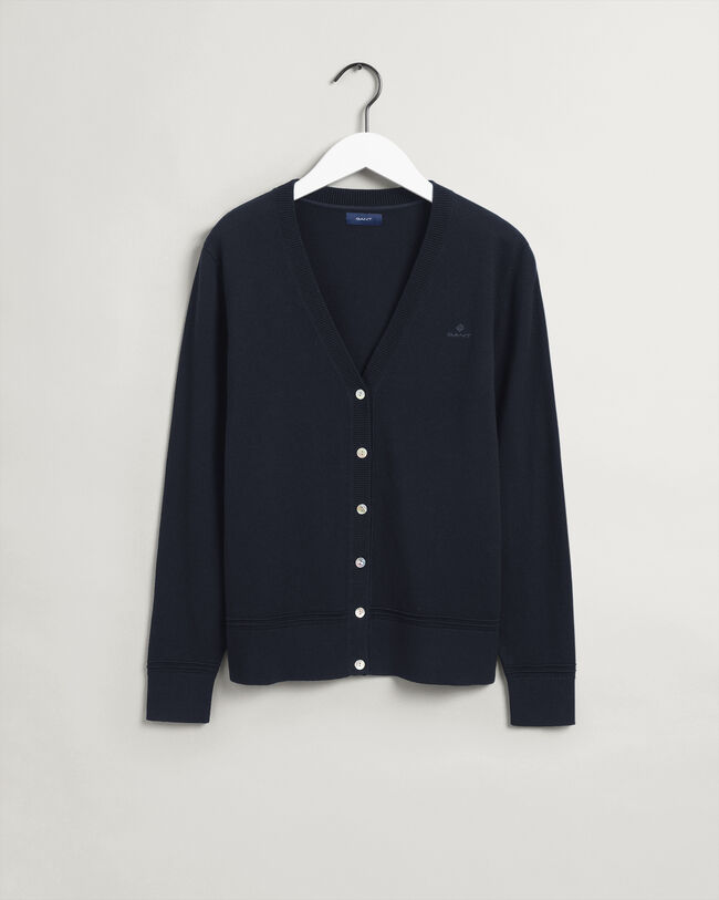 Vest met V-hals van licht katoen