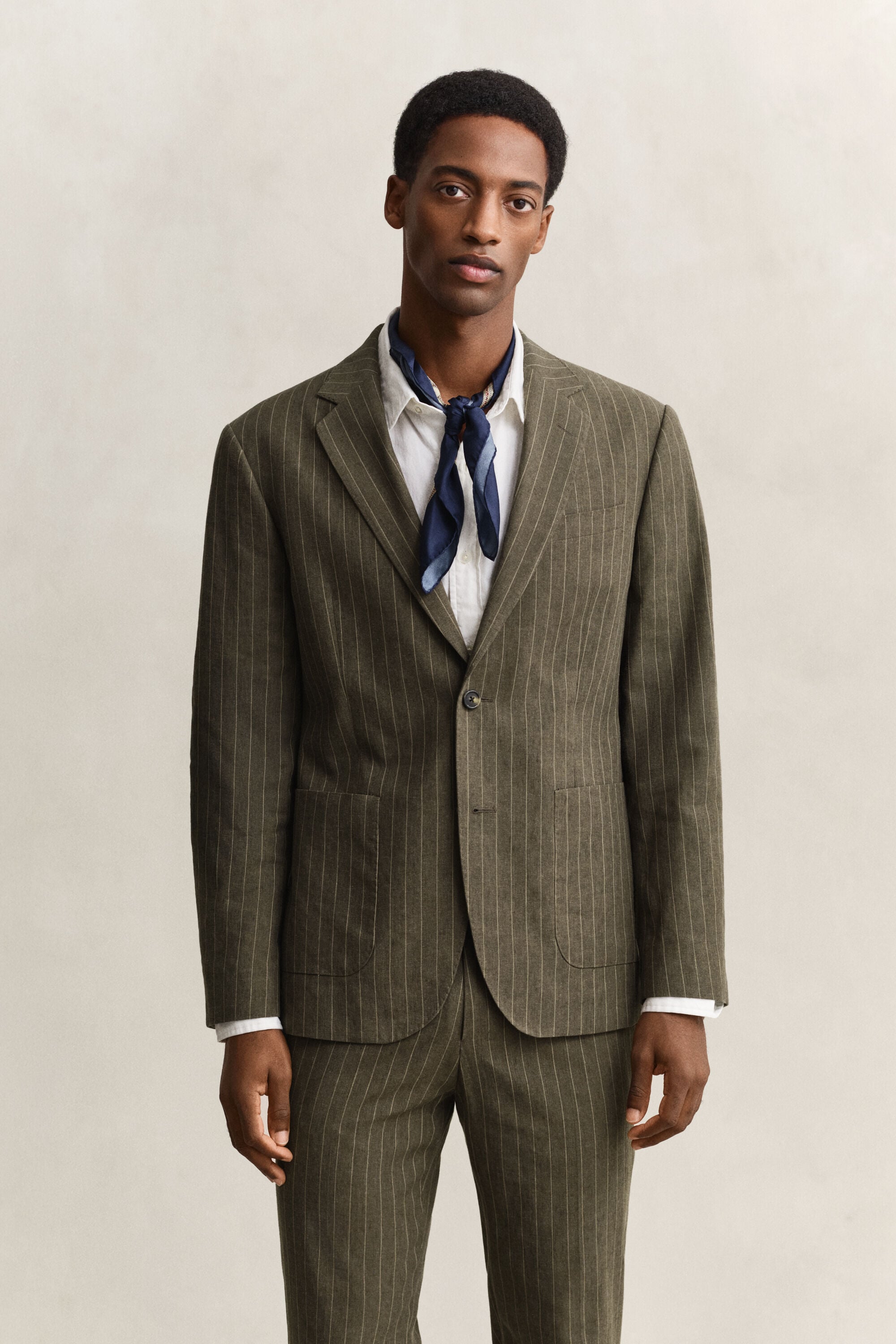 Veste de costume à rayures tennis