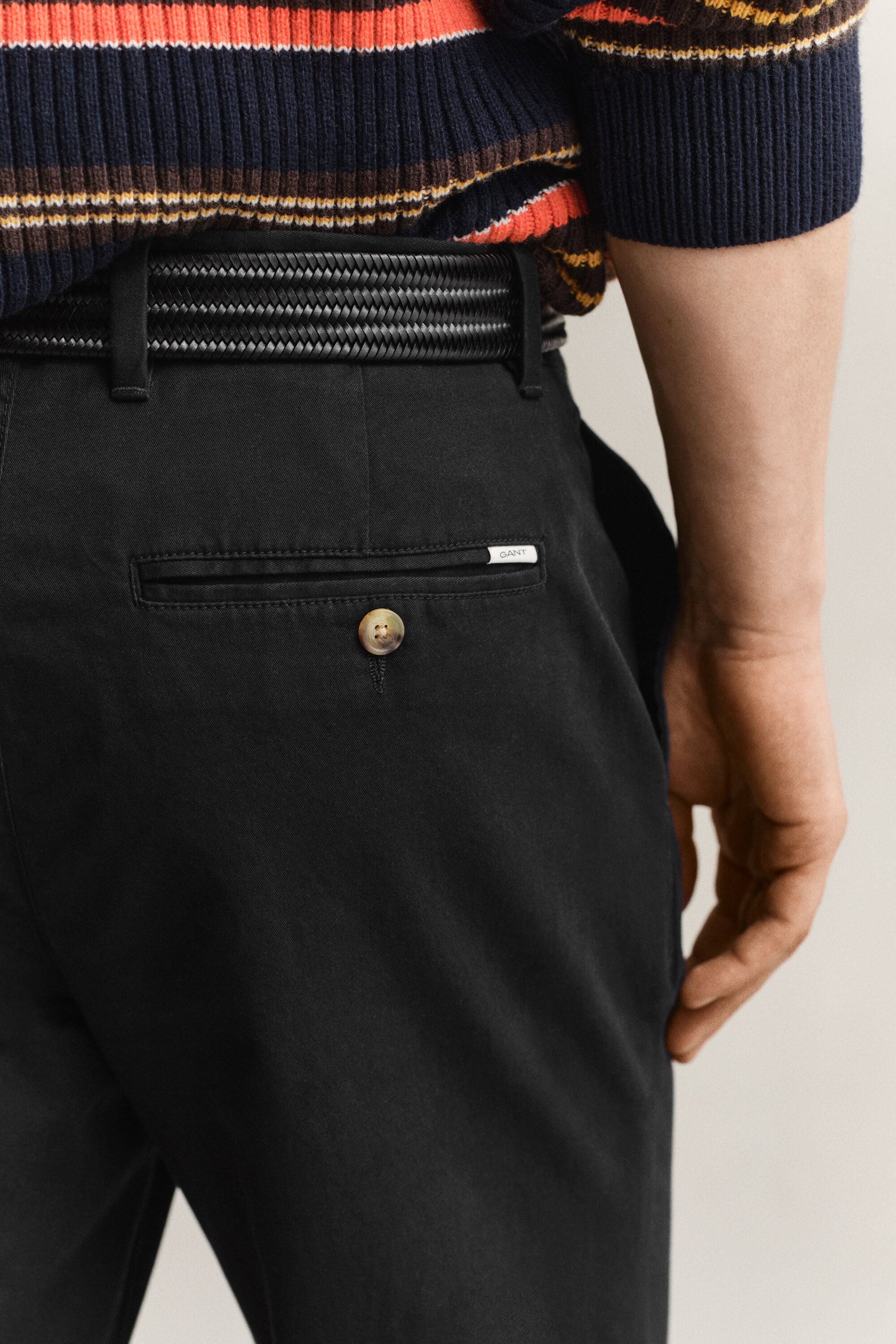 Pantalon chino classique coupe regular