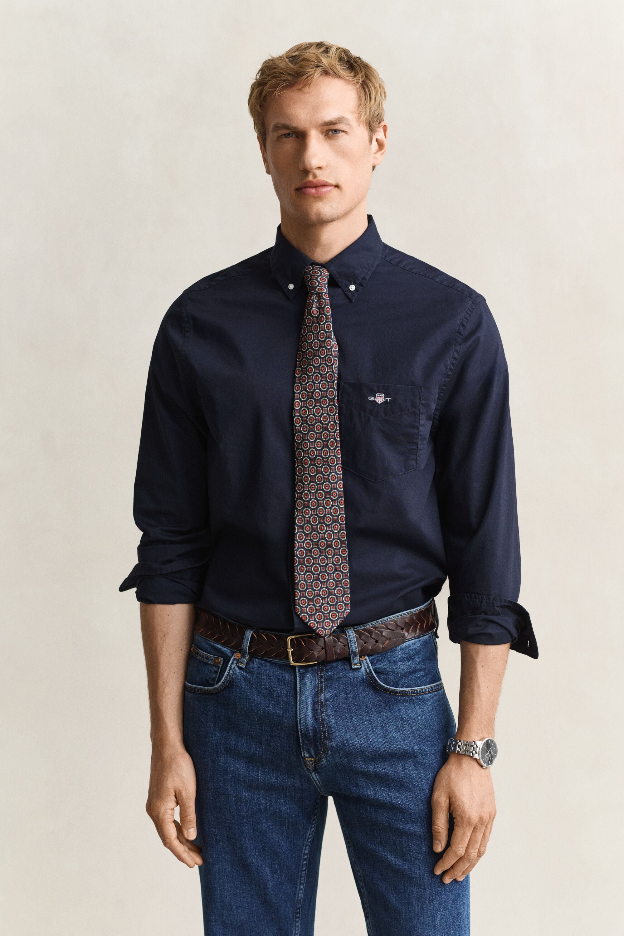 Classic Regular poplin hemd