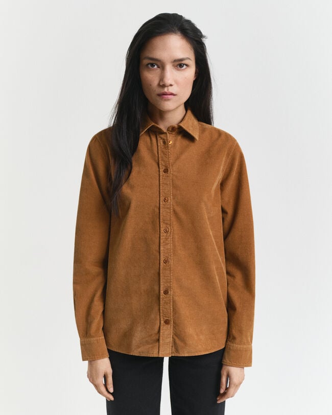 Regular Fit corduroy hemd