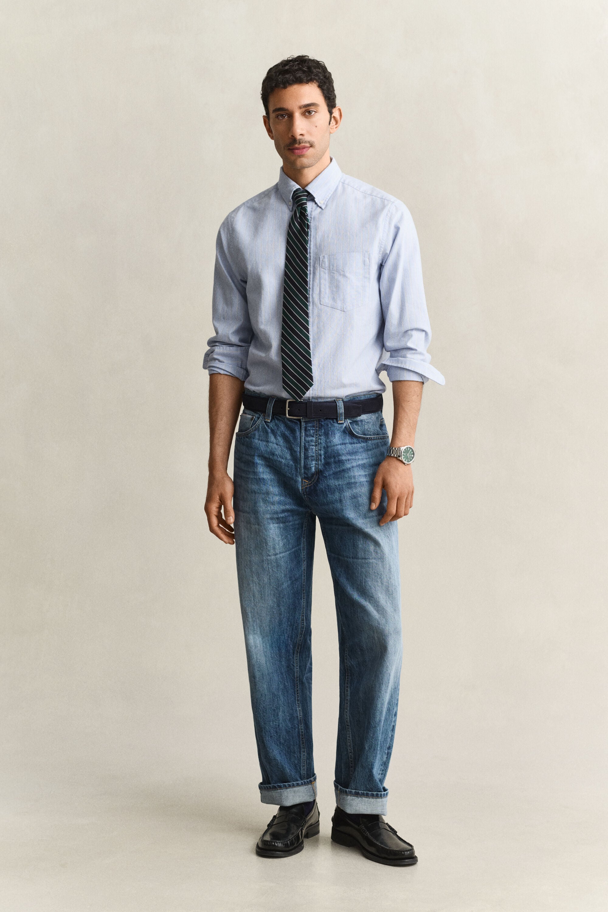 Jeans met een Archive-wassing