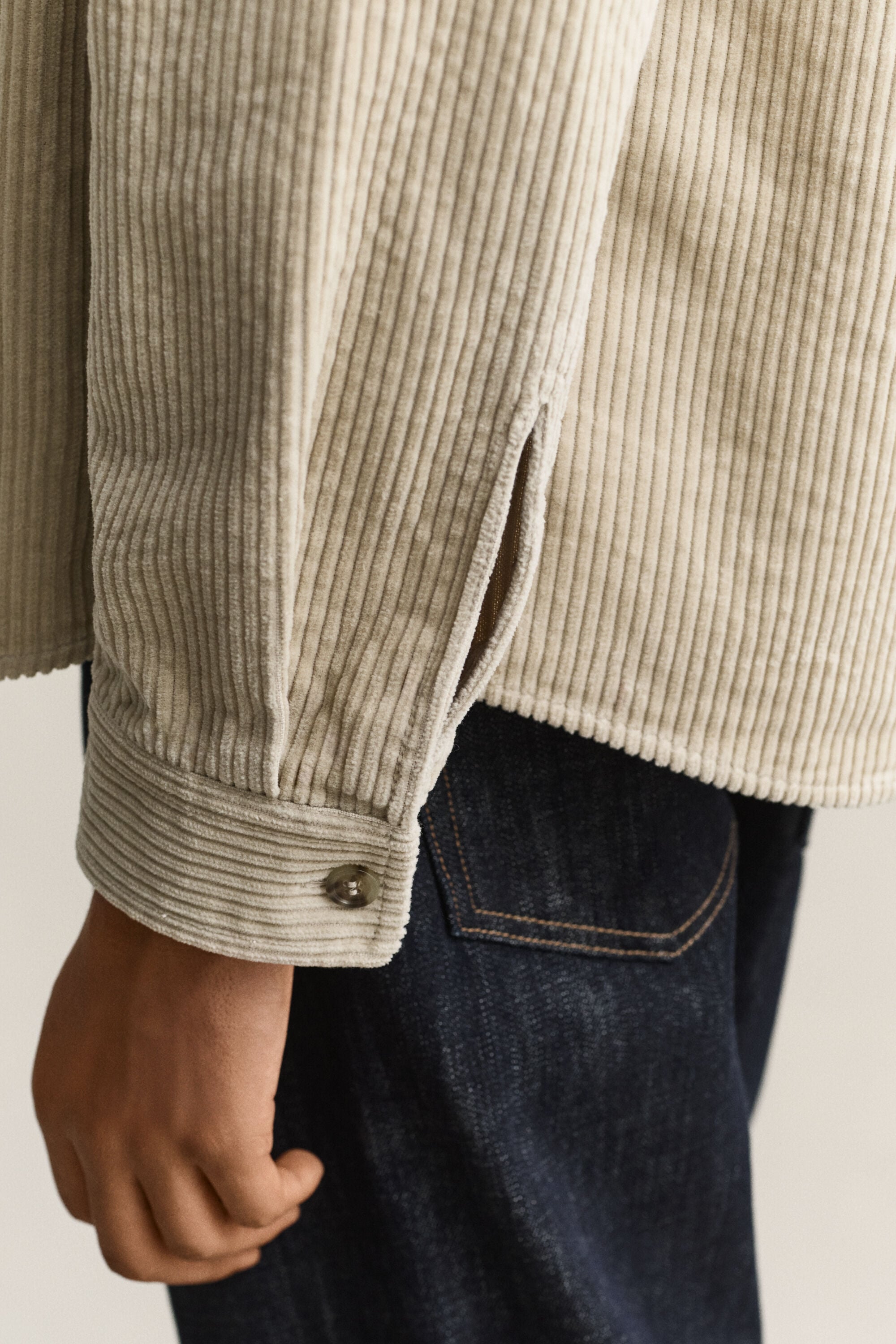 Corduroy overshirt