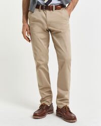 Pantalon chino coupe slim en sergé