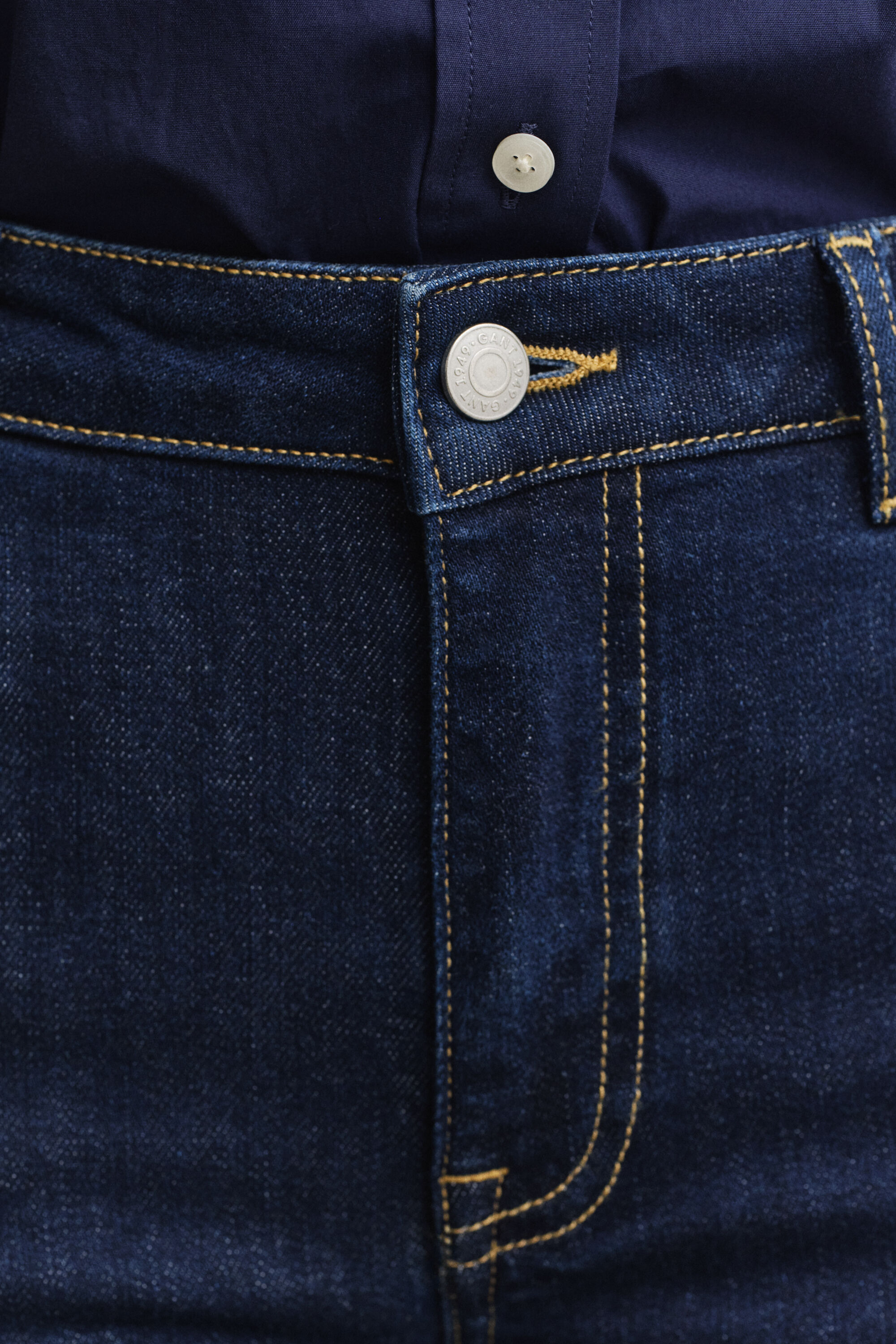 Jean stretch coupe slim évasé