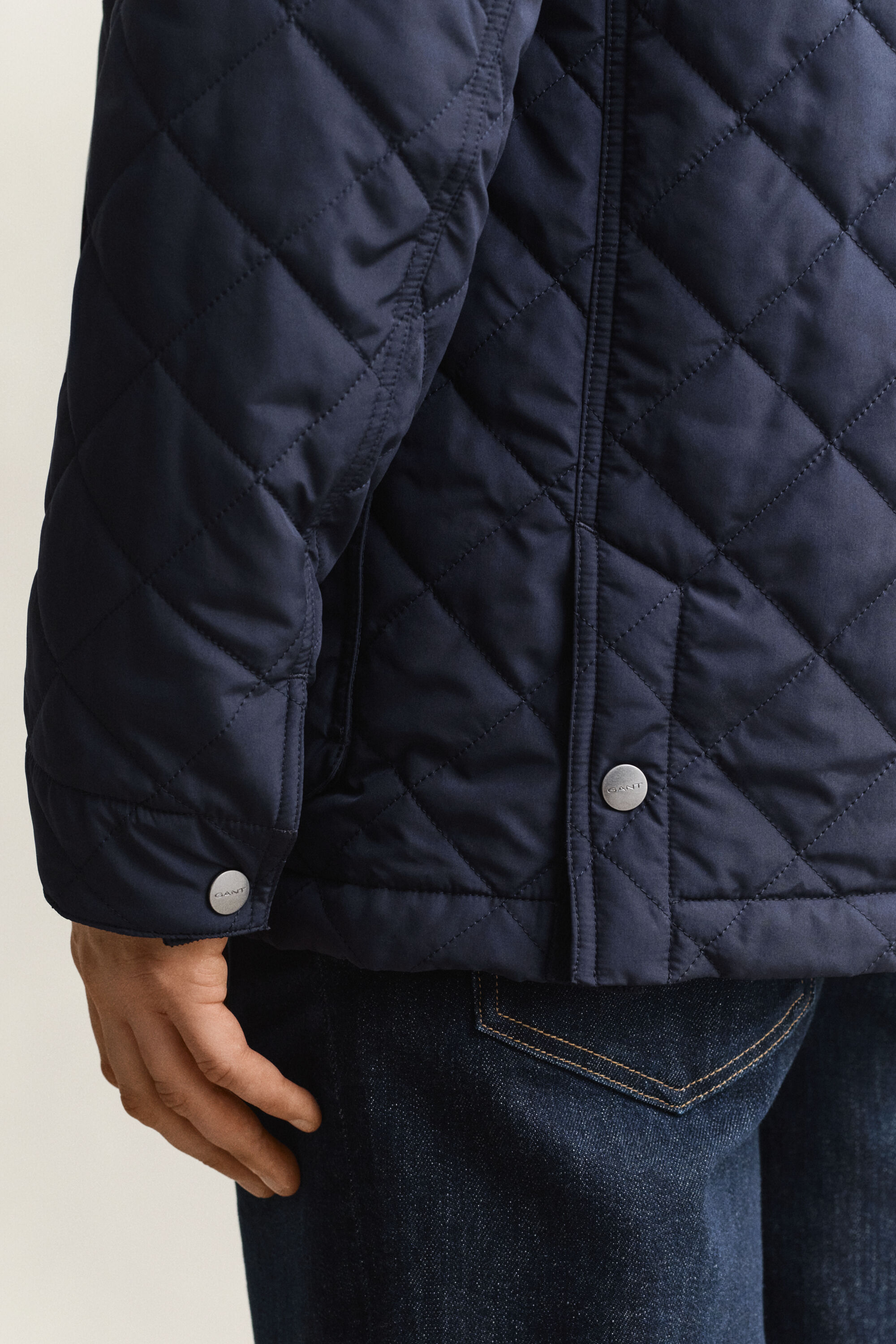 Veste mi-longue matelassée