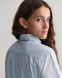 Teens Oxford-hemd met korte mouwen