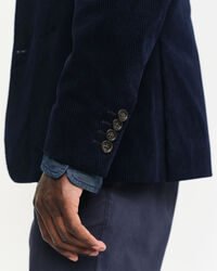 Slim Fit corduroy kostuumjasje