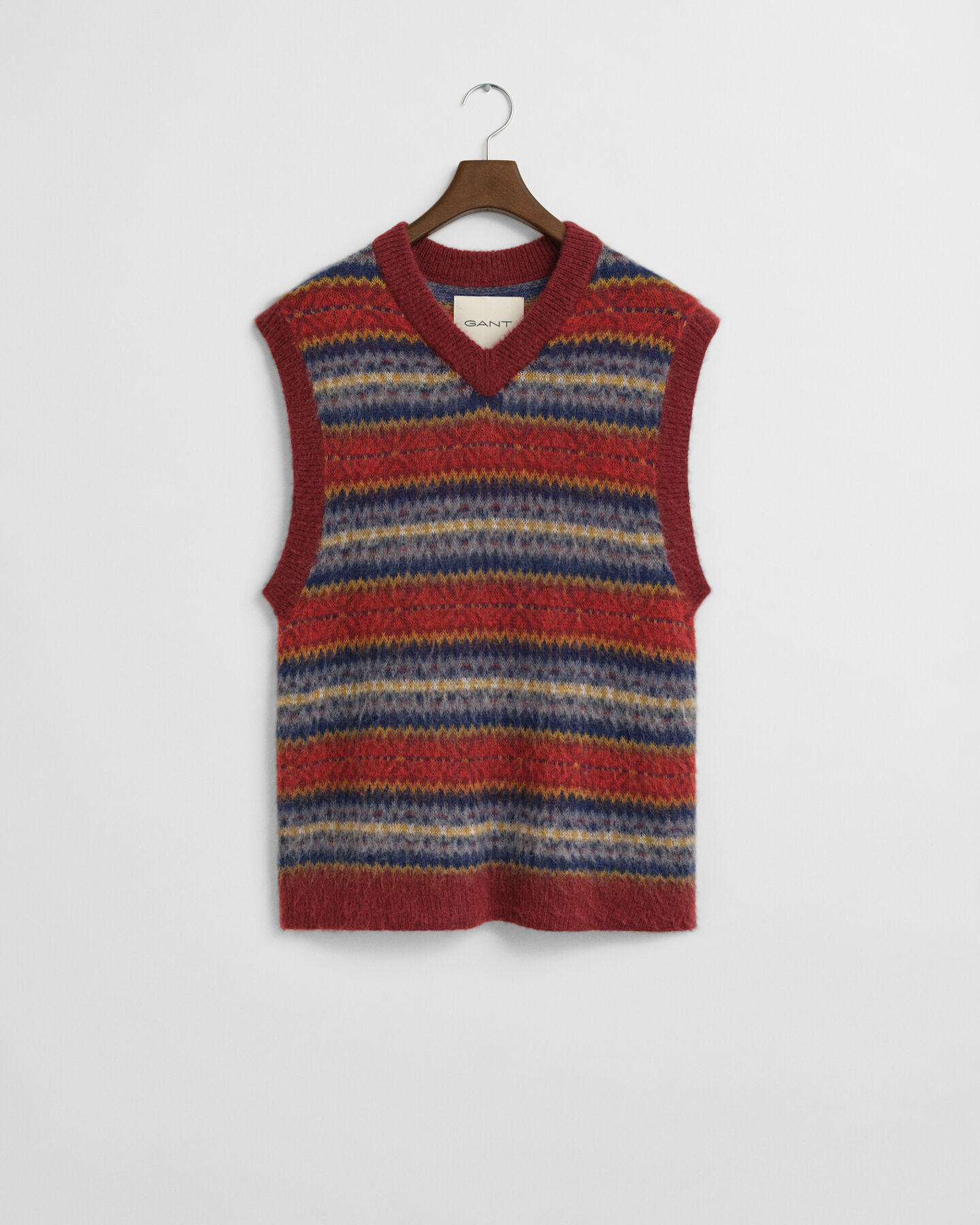 Geborstelde Fair Isle spencer