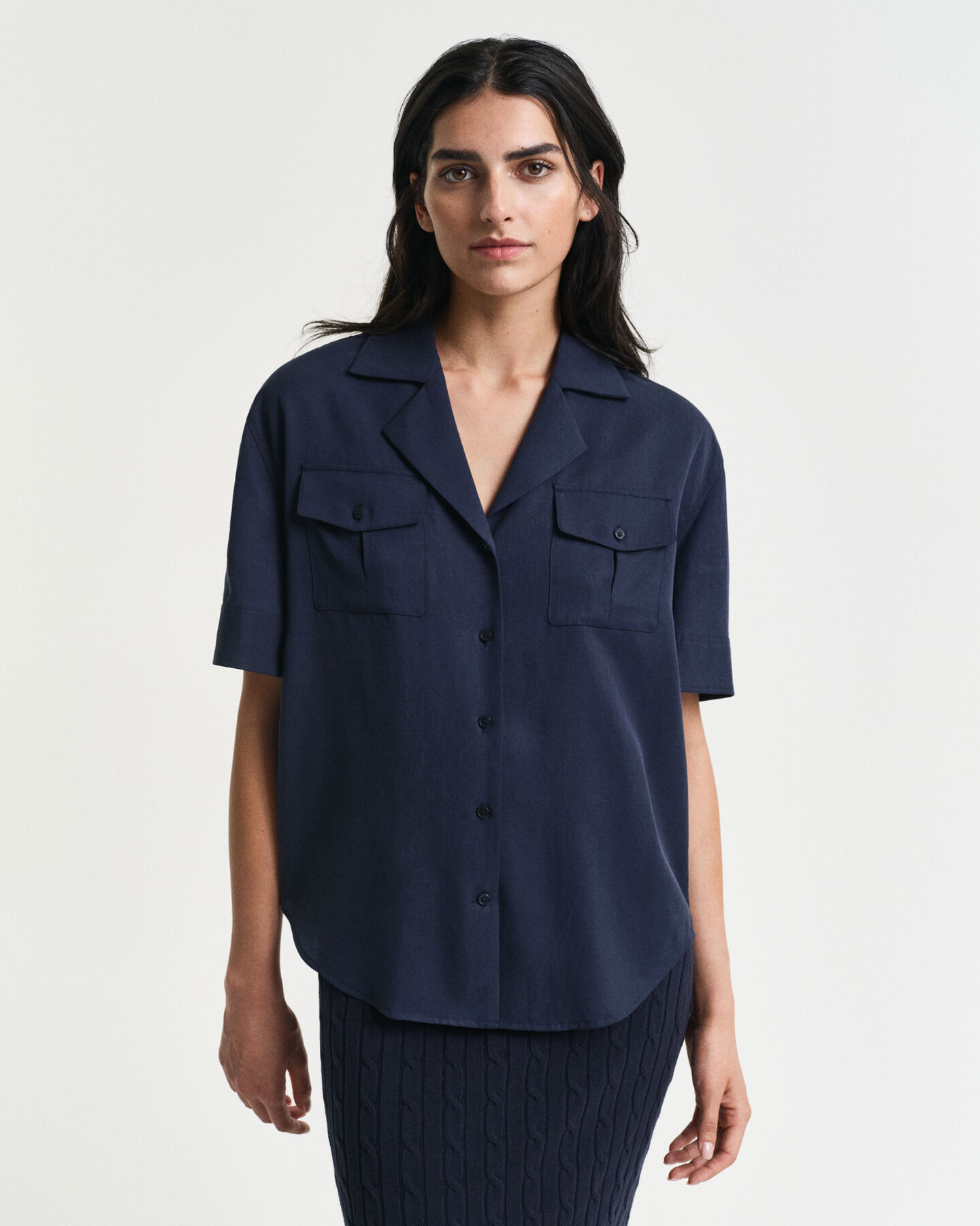 Relaxed Fit hemd met zak